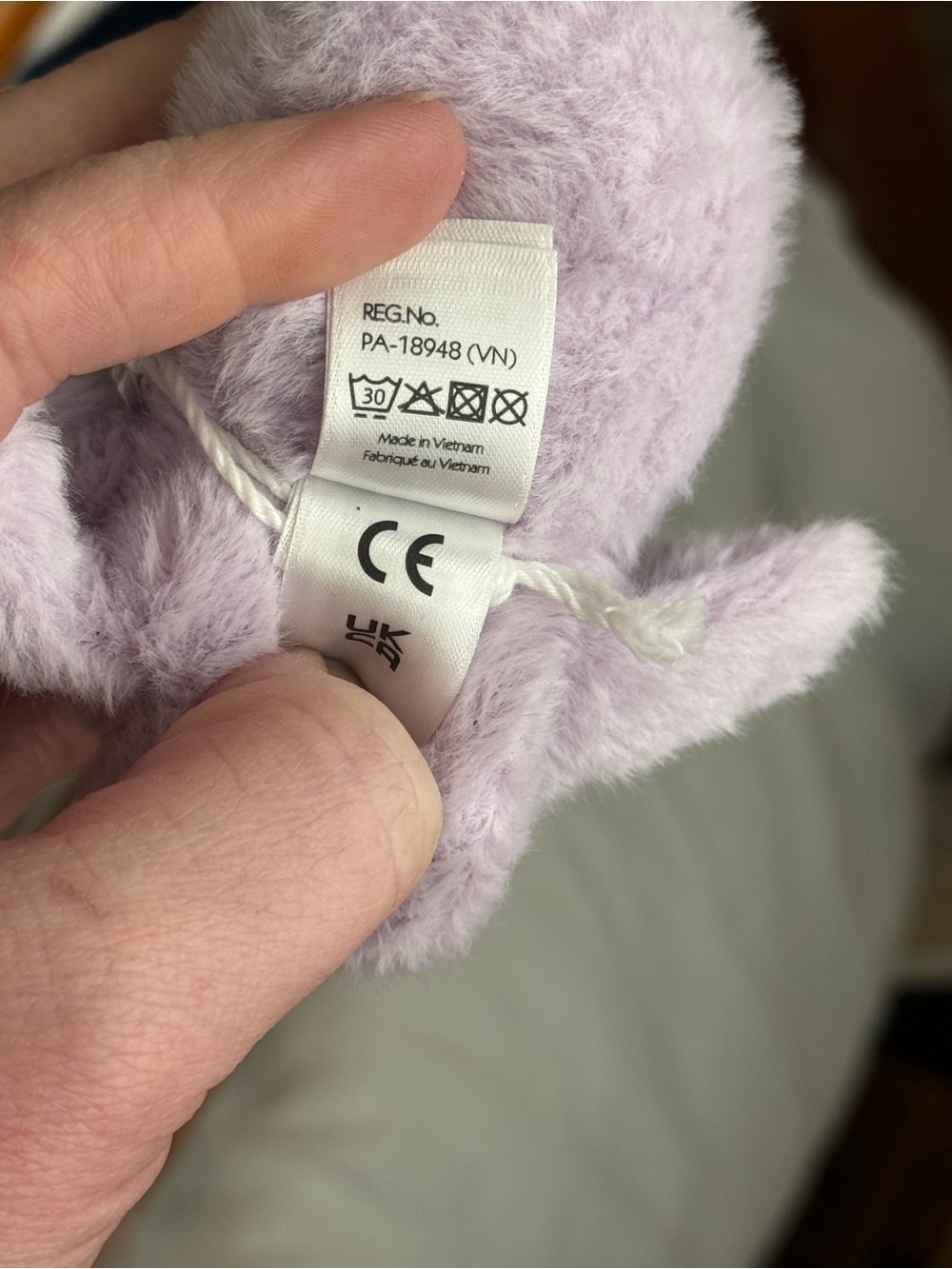 Jellycat Fluffy Octopus Tiny Plush Lavender Authentic NWT + Dust Bag - Picture 7 of 9